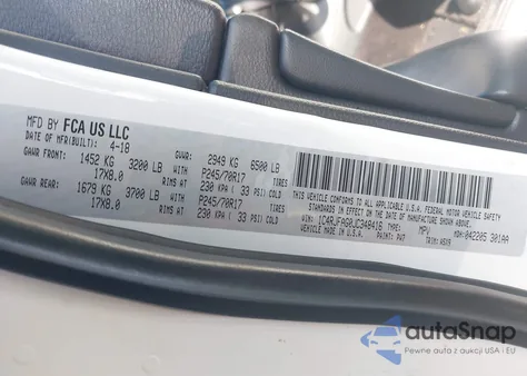 2018 Jeep Grand Cherokee Laredo E 4X4 from USA, damaged, VIN 1C4RJFAG0JC348416